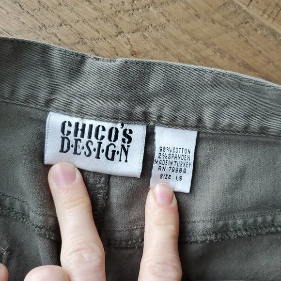 Vintage Olive Green Pants - Picture 2 of 4